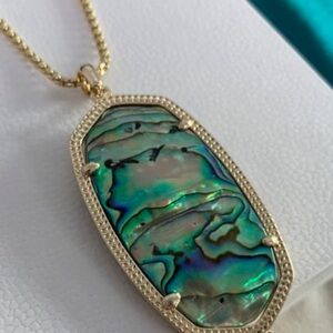 Kendra Scott Abalone Necklace NWOT